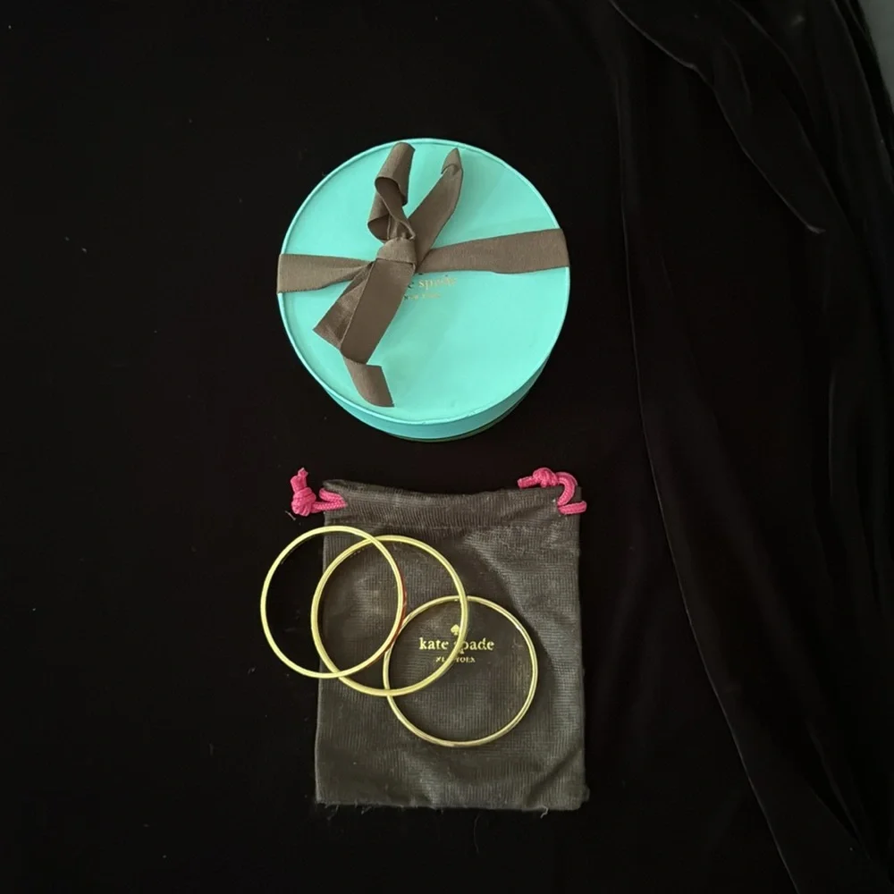 Kate Spade Colorful Bangle Set - Picture 3 of 3